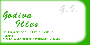 godiva illes business card